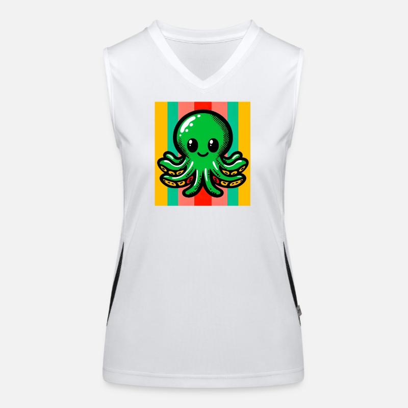 Octopus Women's Functional Contrast Tank Top