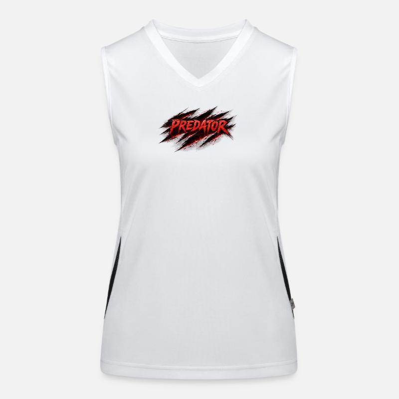 Predator Scratch Retro Style Women's Functional Contrast Tank Top