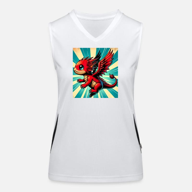 dragon Débardeur respirant contrasté Femme