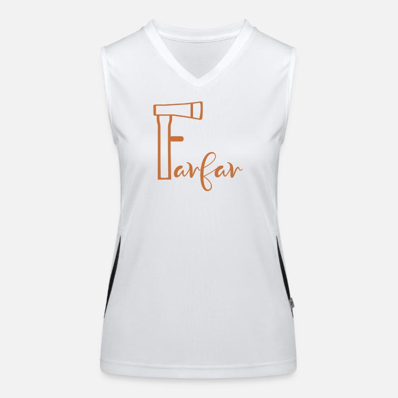 Großvater Axt Funktionelles Kontrast-Tank Top für Frauen