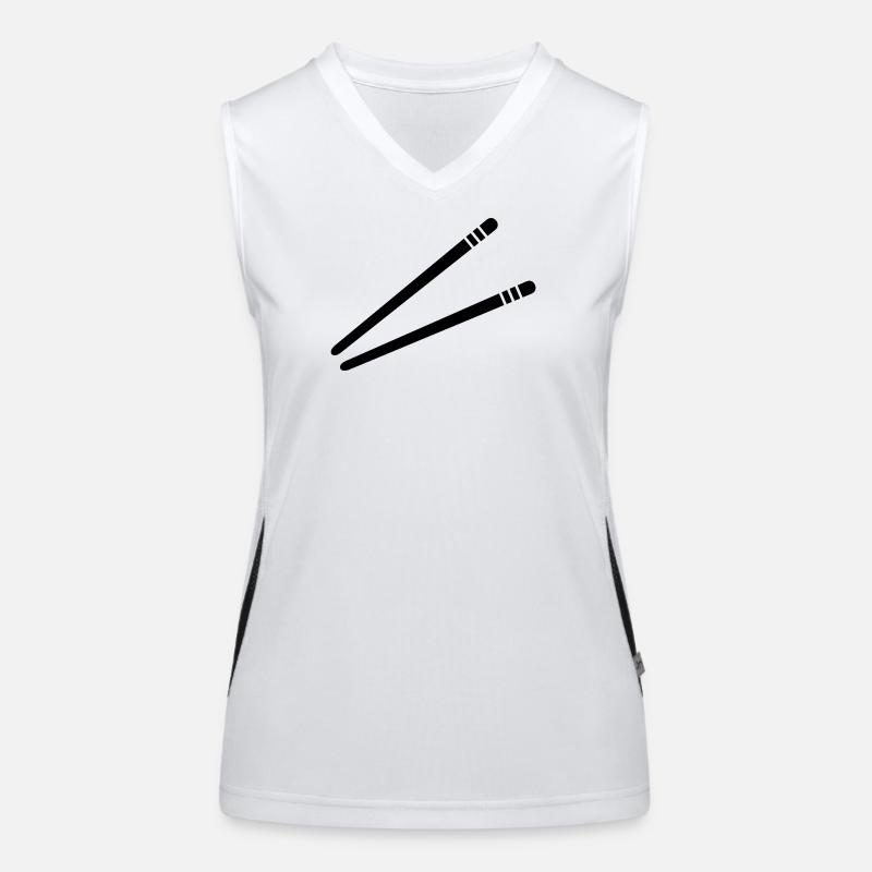 Essstäbchen Funktionelles Kontrast-Tank Top für Frauen