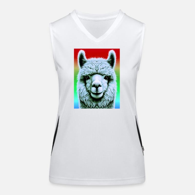 Alpaka Funktionelles Kontrast-Tank Top für Frauen