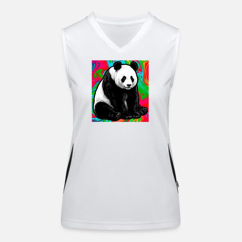 panda Women's Functional Contrast Tank Top