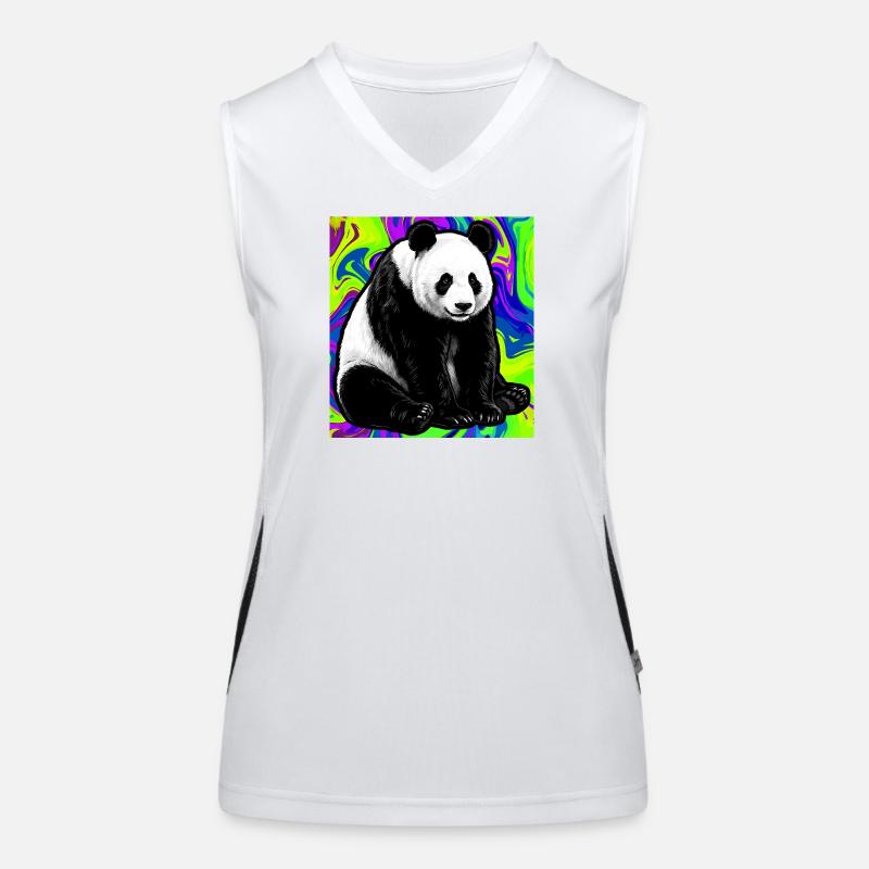 panda Women's Functional Contrast Tank Top
