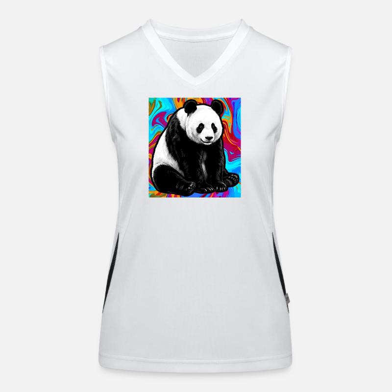 panda Women's Functional Contrast Tank Top
