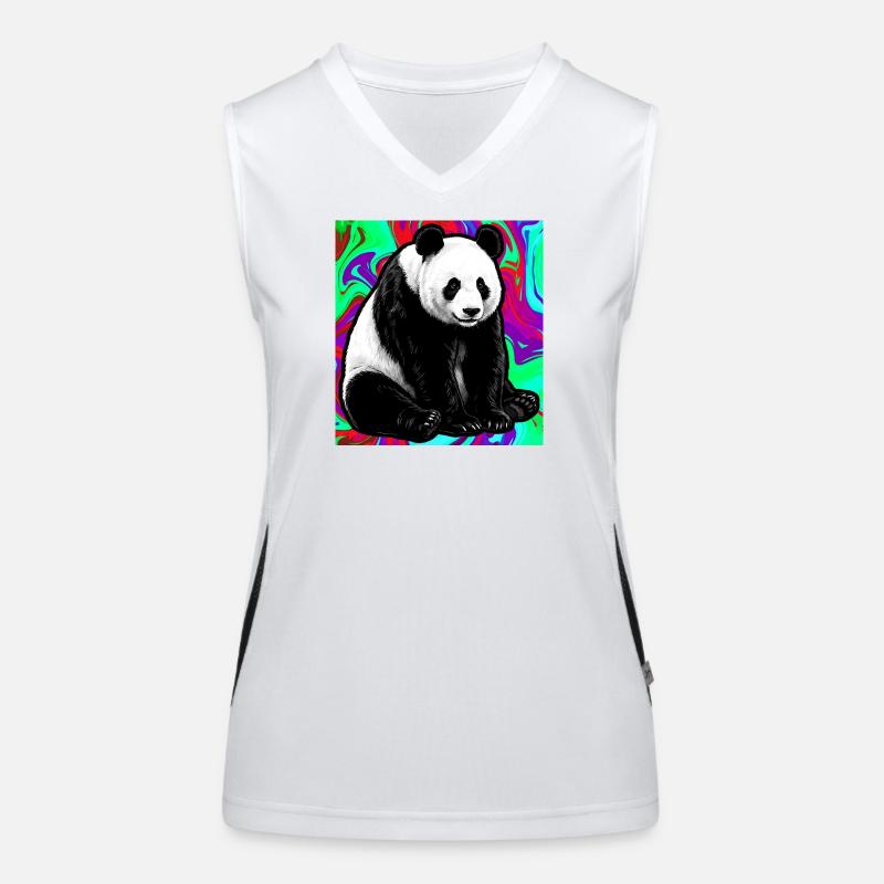 panda Women's Functional Contrast Tank Top