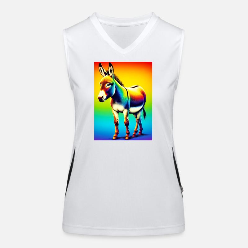 Donkey Mule Women's Functional Contrast Tank Top