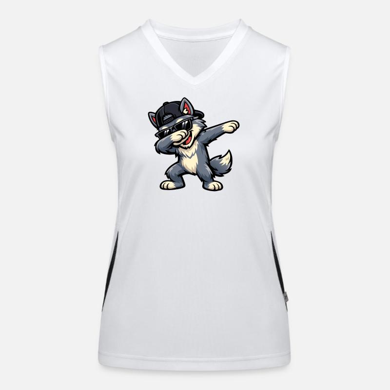 Loup Dab Débardeur respirant contrasté Femme