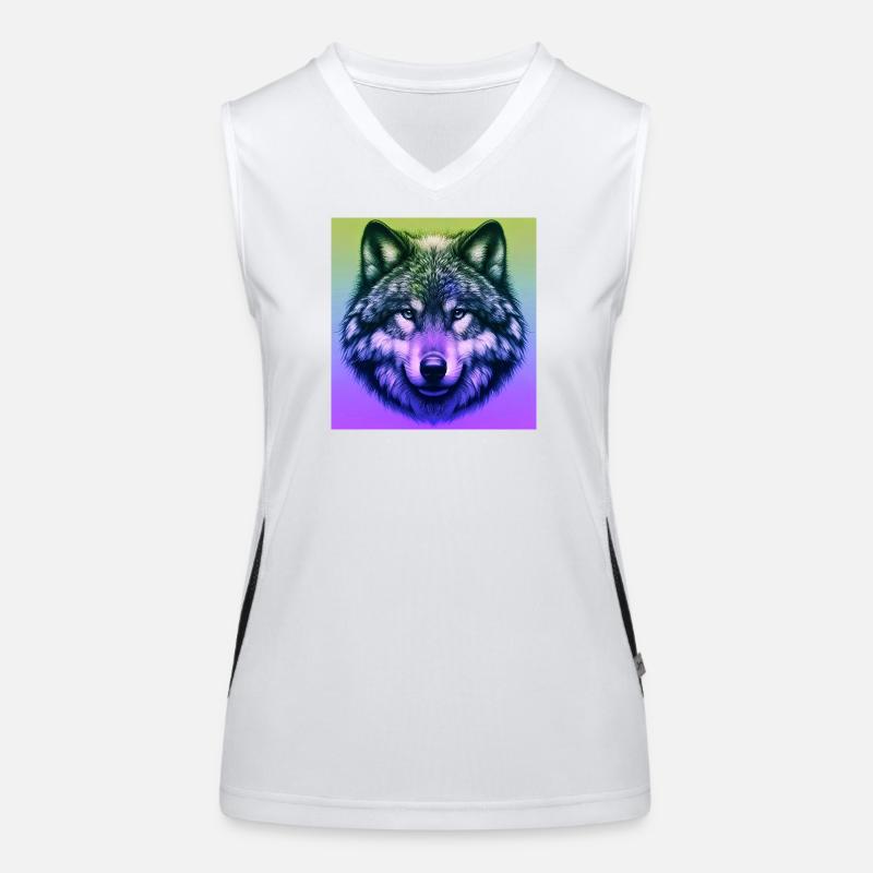 Wolf Women's Functional Contrast Tank Top