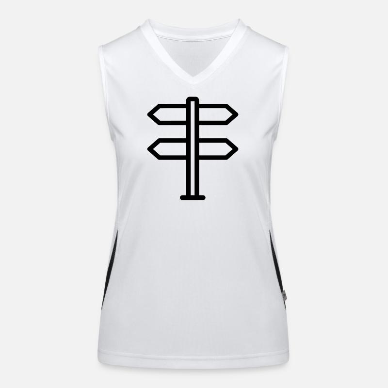 panneau direction Débardeur respirant contrasté Femme