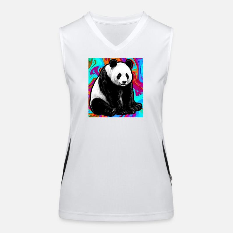 panda Women's Functional Contrast Tank Top