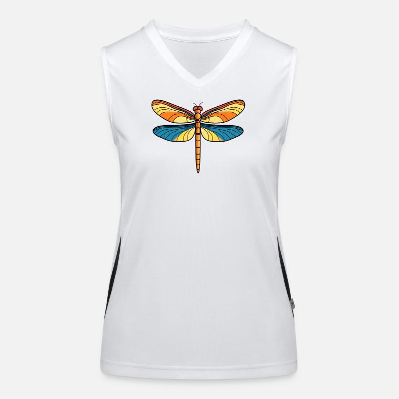 Sun Wing Kite Fly Women's Functional Contrast Tank Top