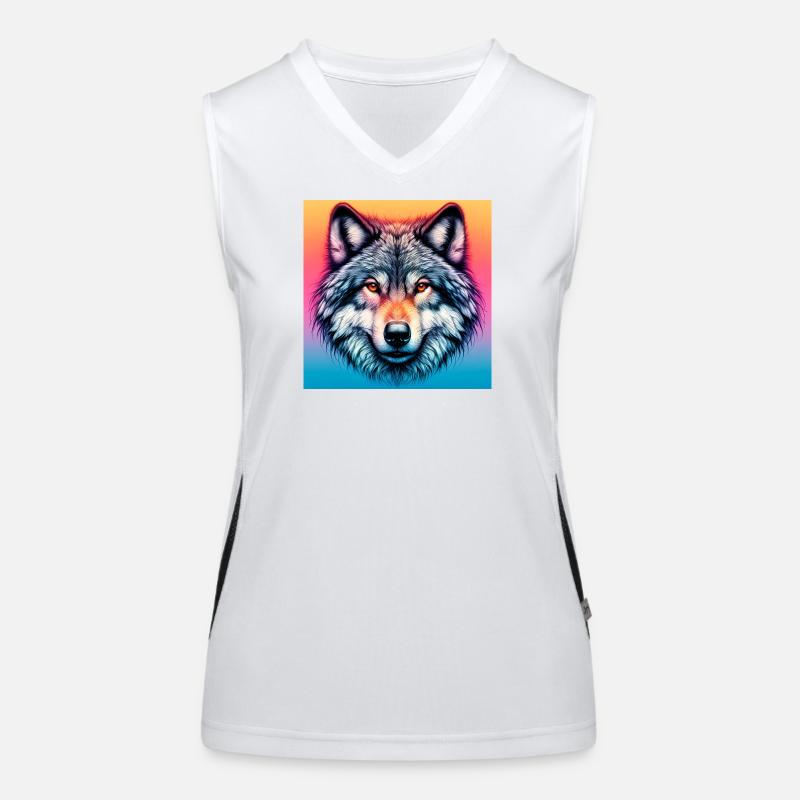 Wolf Women's Functional Contrast Tank Top