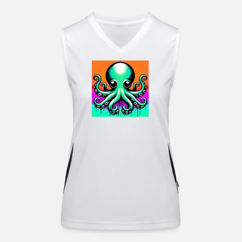 Octopus Women's Functional Contrast Tank Top