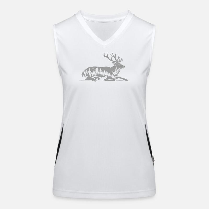 Deer Women's Functional Contrast Tank Top