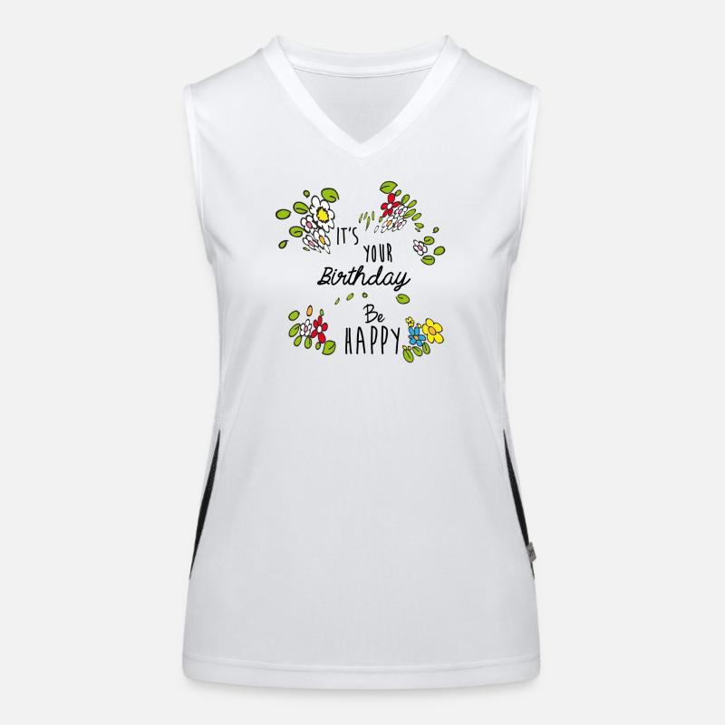 Geburtstag  Funktionelles Kontrast-Tank Top für Frauen
