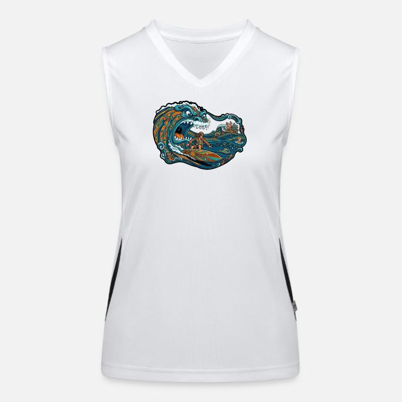 Wave Giant Surf Adventure Women's Functional Contrast Tank Top