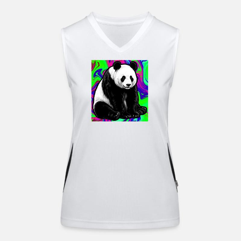 panda Débardeur respirant contrasté Femme
