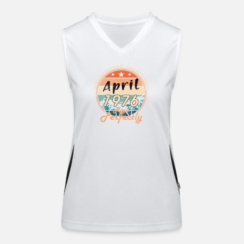 Jubilee year April 1976 Women's Functional Contrast Tank Top