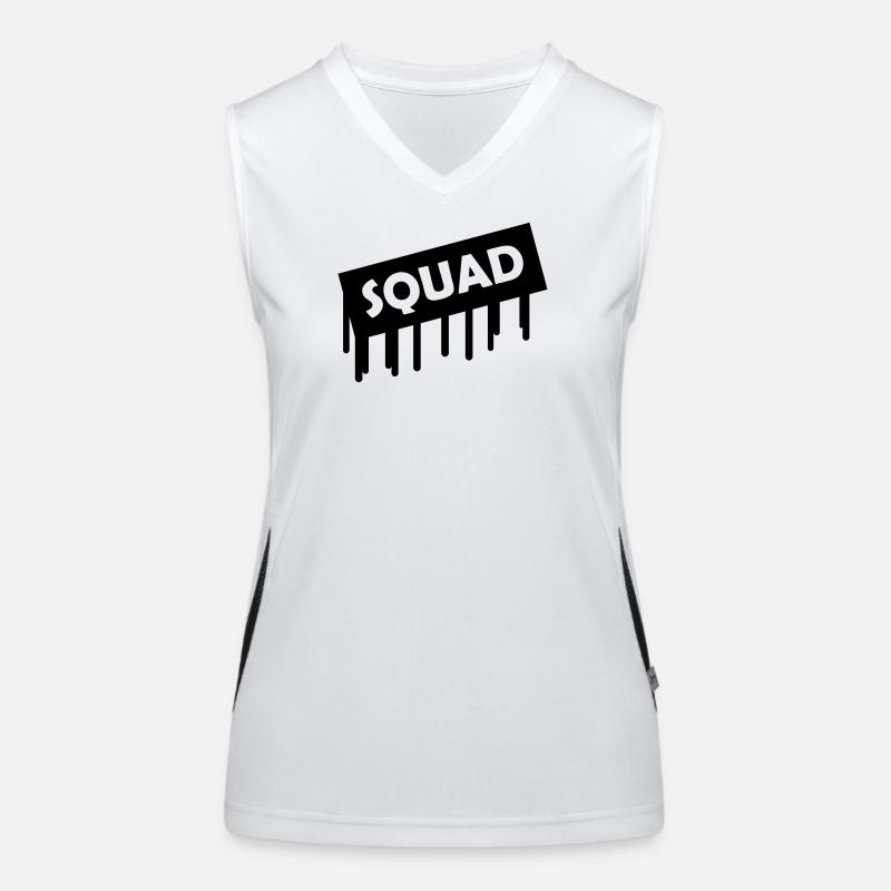 squad Funktionelles Kontrast-Tank Top für Frauen