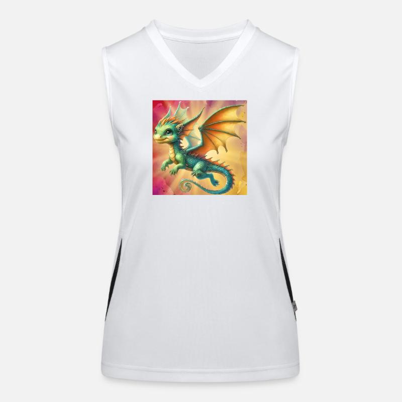 dragon Débardeur respirant contrasté Femme