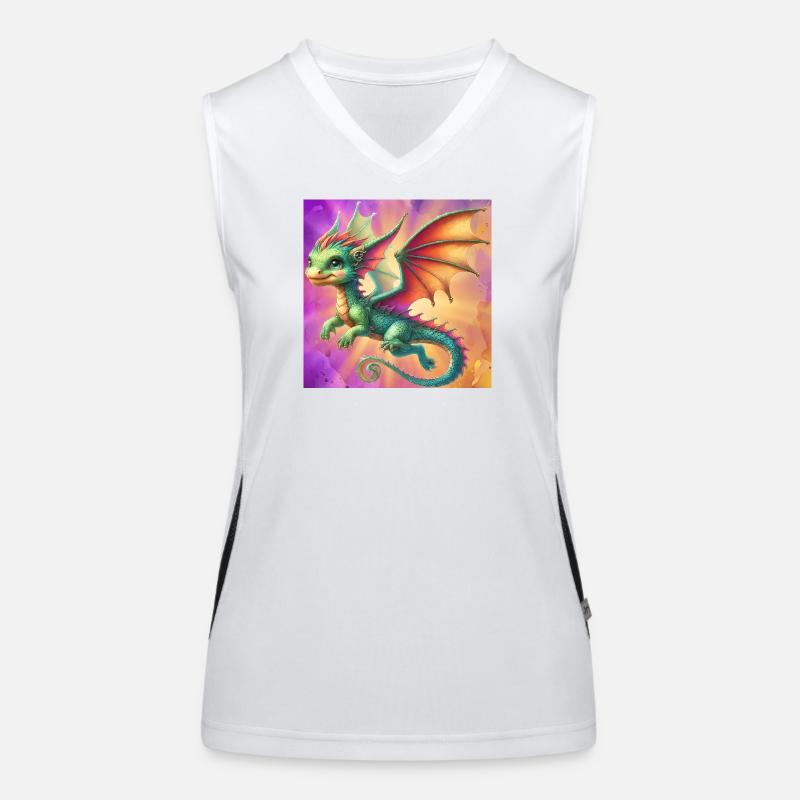 dragon Débardeur respirant contrasté Femme