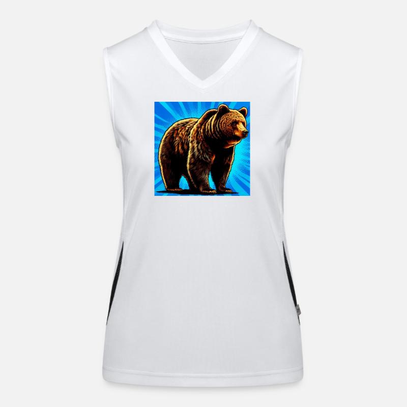 bear Women's Functional Contrast Tank Top