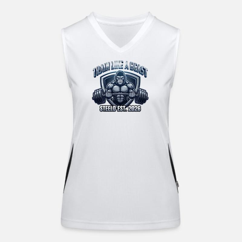 STEELD-Beast Krafttraining Funktionelles Kontrast-Tank Top für Frauen
