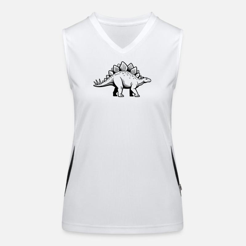 Stegosaurus Women's Functional Contrast Tank Top