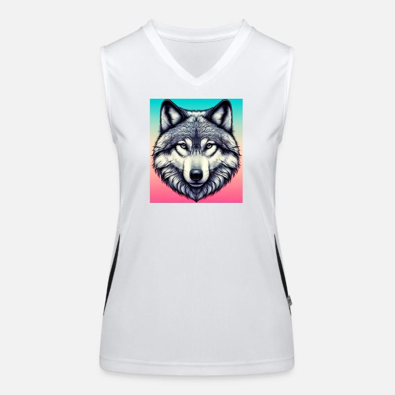 Wolf Women's Functional Contrast Tank Top