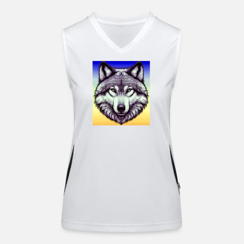 Wolf Women's Functional Contrast Tank Top