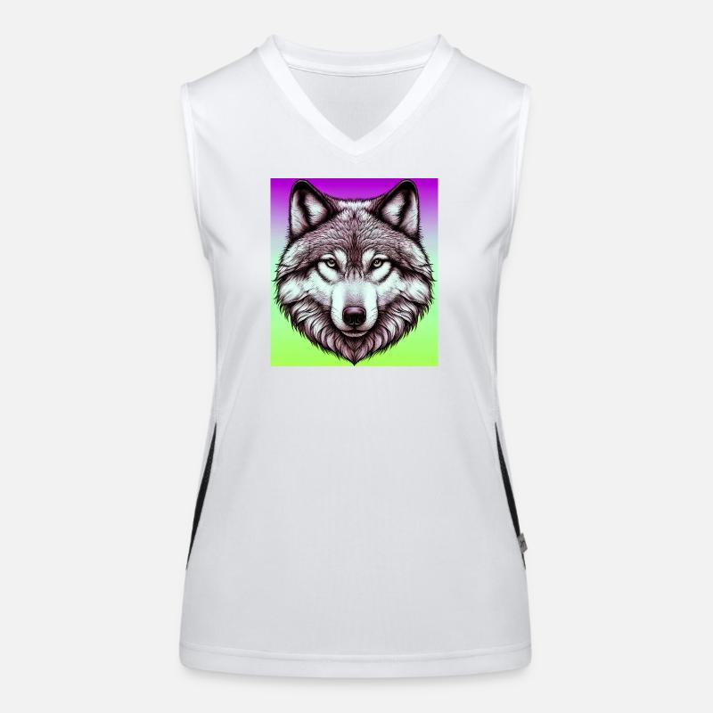 Wolf Women's Functional Contrast Tank Top