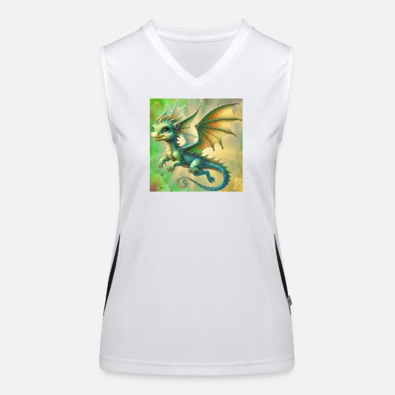 dragon Débardeur respirant contrasté Femme