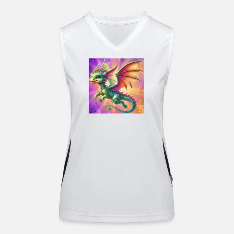 dragon Débardeur respirant contrasté Femme