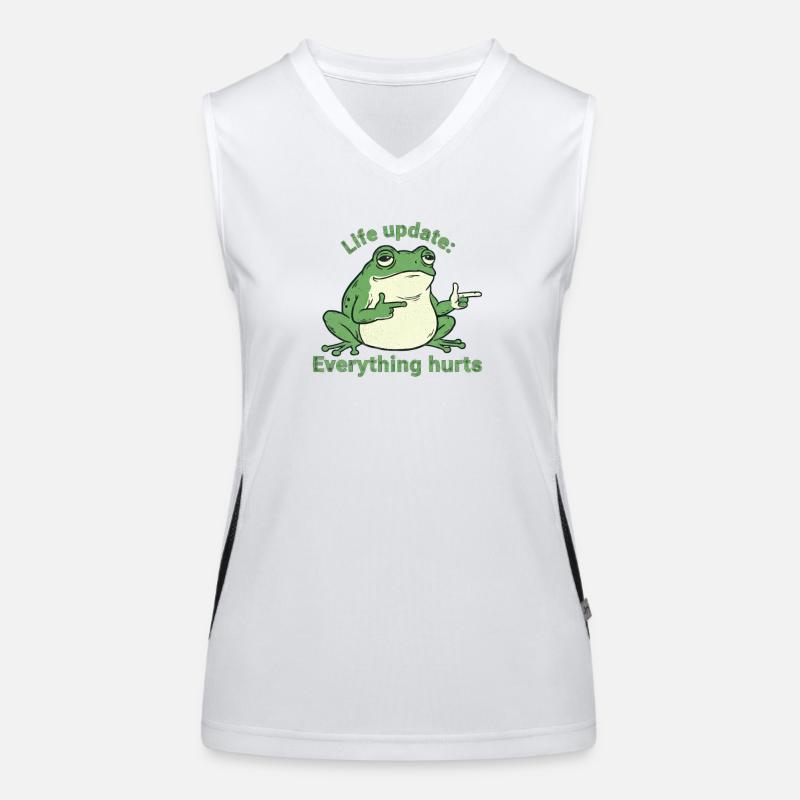 Life update: Everything hurts Women's Functional Contrast Tank Top