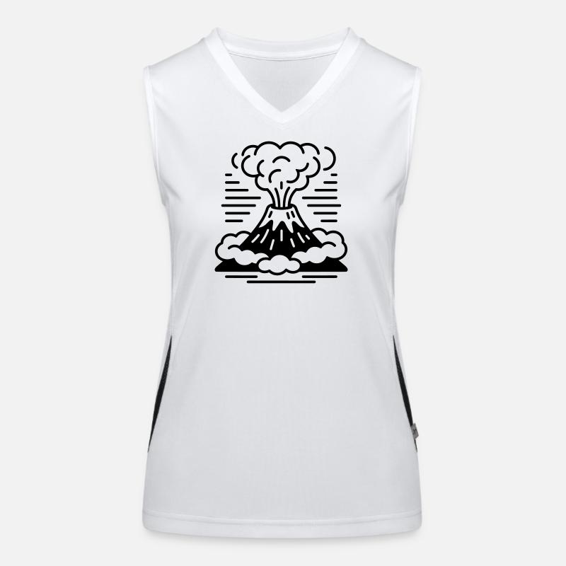 Vulkan Funktionelles Kontrast-Tank Top für Frauen