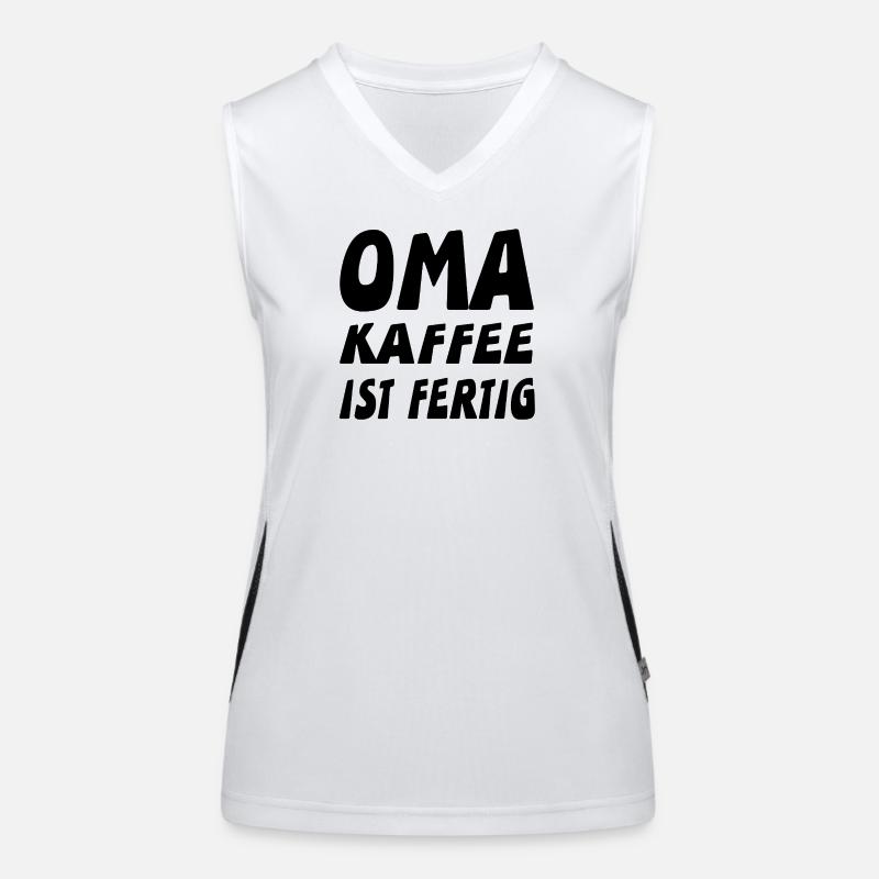 Oma Funktionelles Kontrast-Tank Top für Frauen