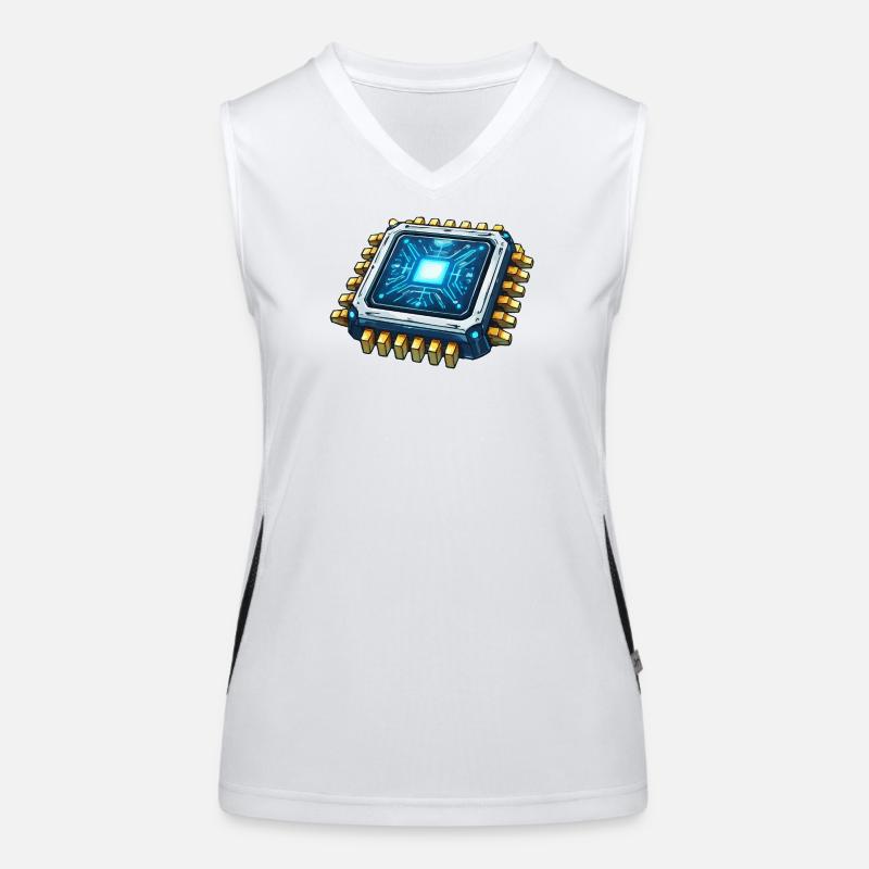 Luminous Microchip Digital Core Women's Functional Contrast Tank Top