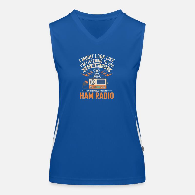 Ham Radio Design Women's Functional Contrast Tank Top