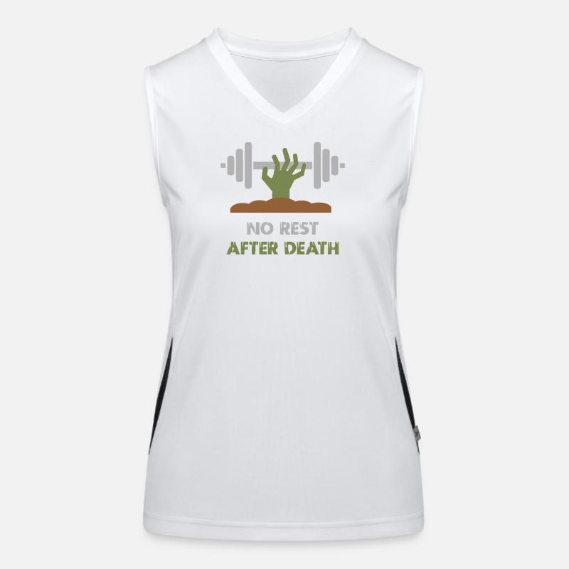 Zombie Workout Powerlifting Débardeur respirant contrasté Femme