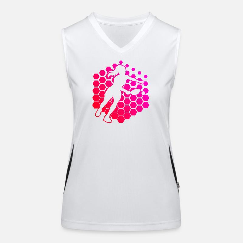 Pickleball Player Gift Idea for Mother's Day Women's Functional Contrast Tank Top