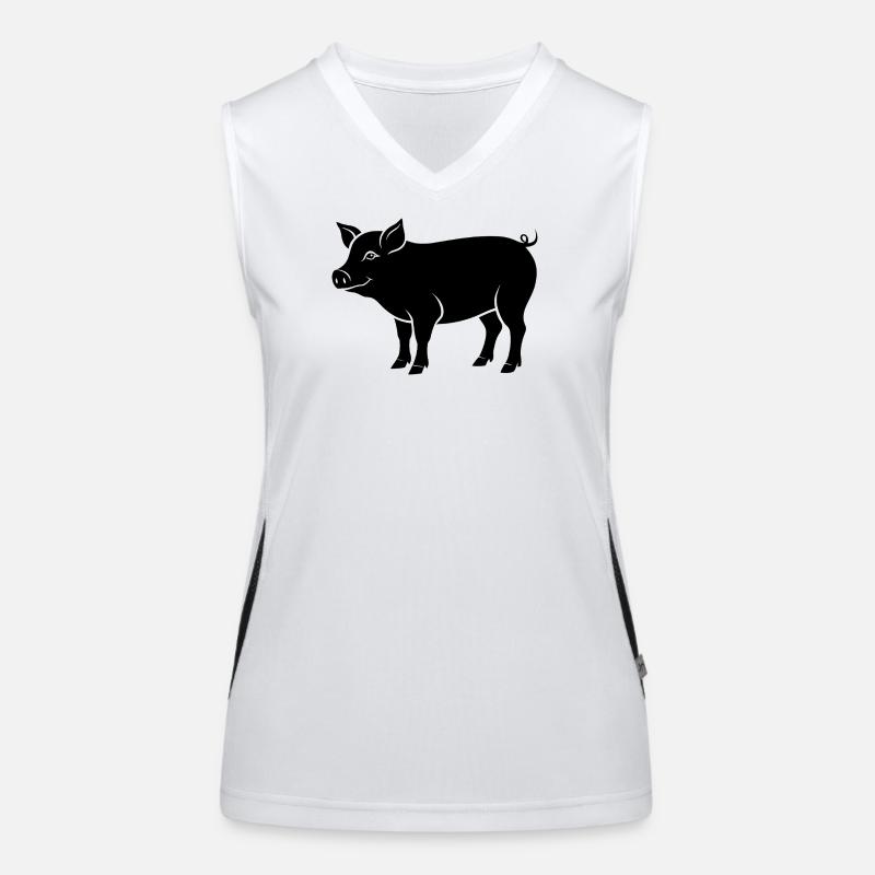 cochon Débardeur respirant contrasté Femme