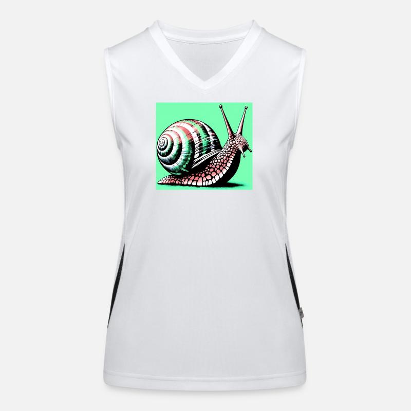Escargot Débardeur respirant contrasté Femme