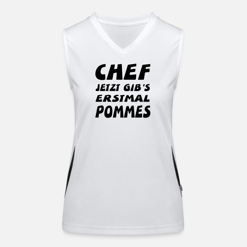 Chef Funktionelles Kontrast-Tank Top für Frauen