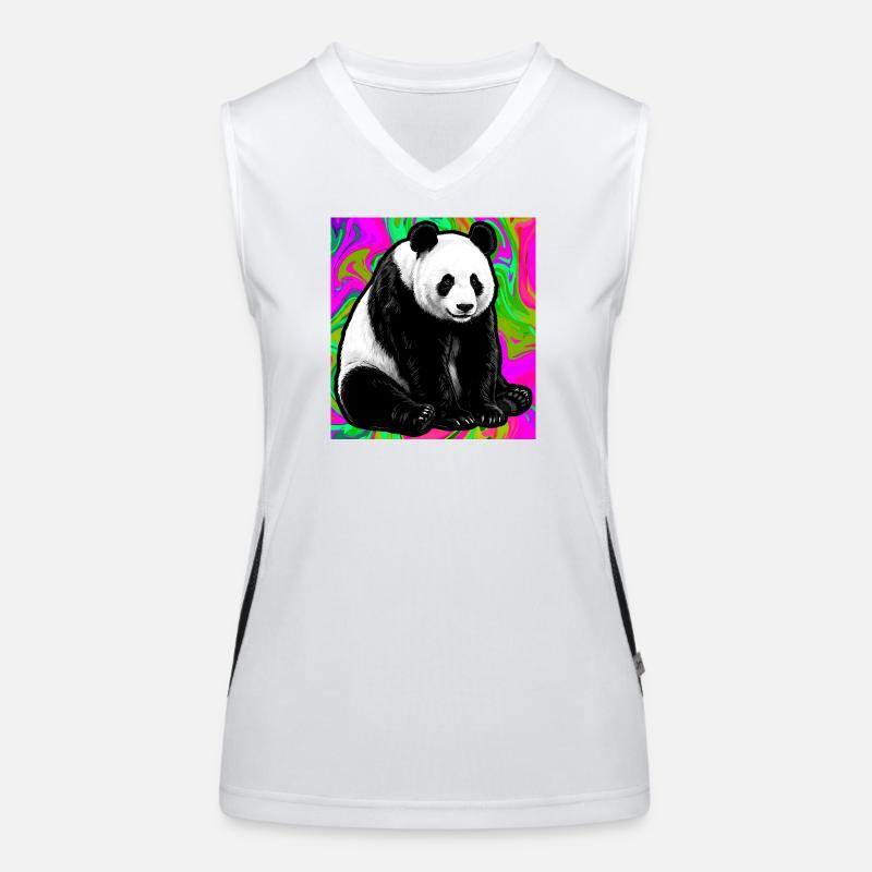 panda Women's Functional Contrast Tank Top