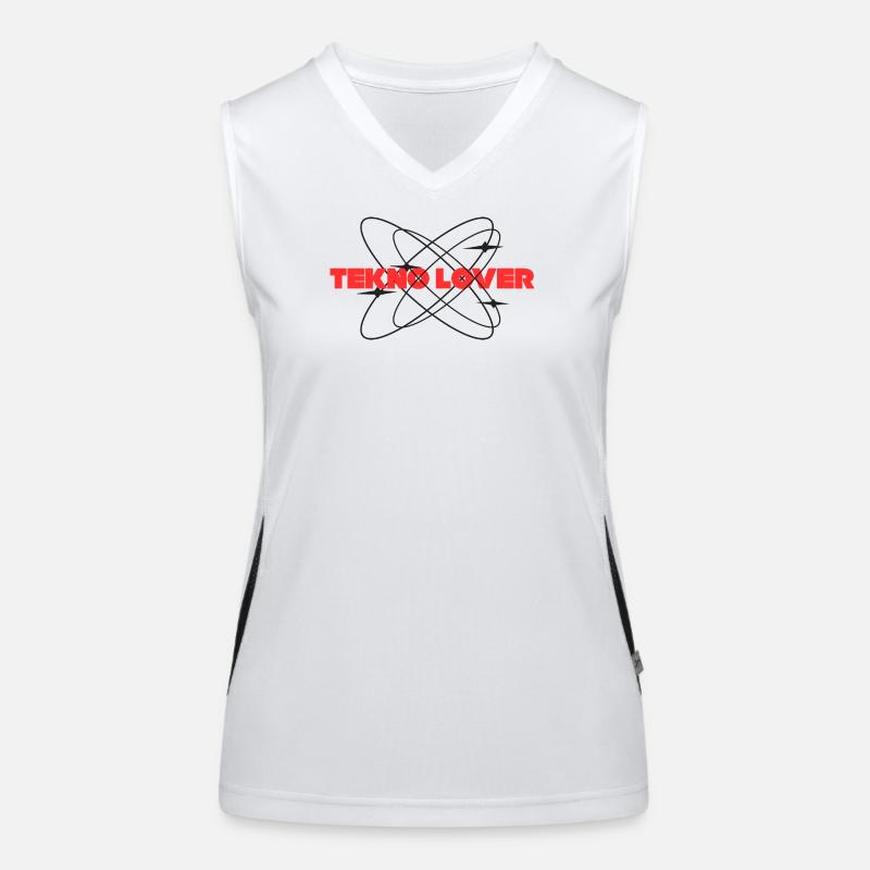 Typographie de l’orbite atomique Débardeur respirant contrasté Femme