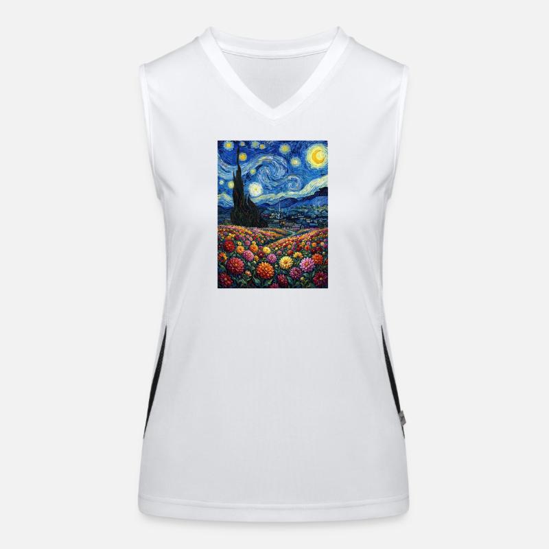 Dahlia Starry Night Women's Functional Contrast Tank Top