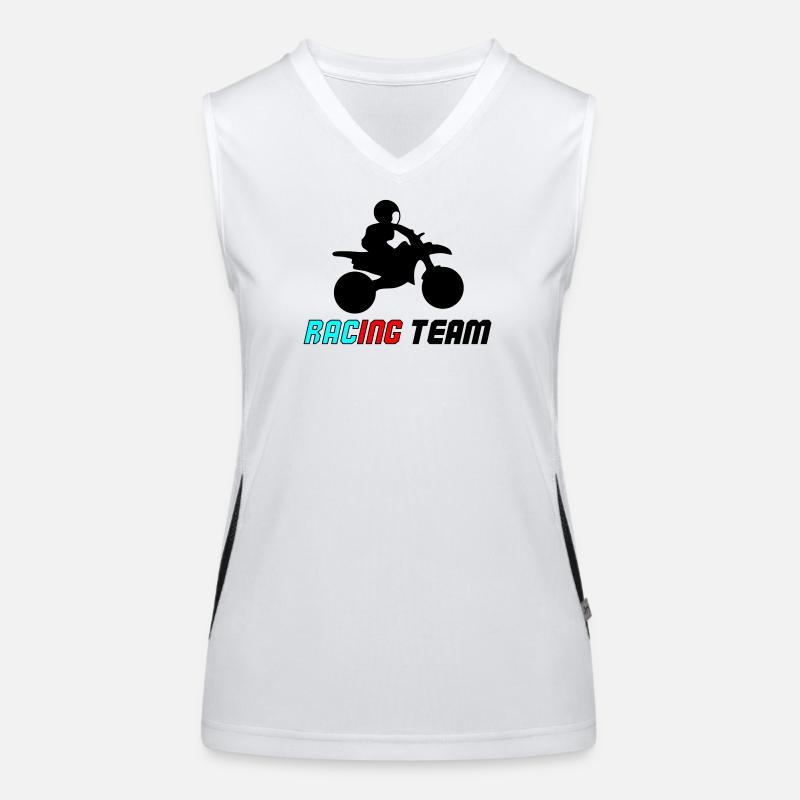 Course Neon Typo Sprint Débardeur respirant contrasté Femme