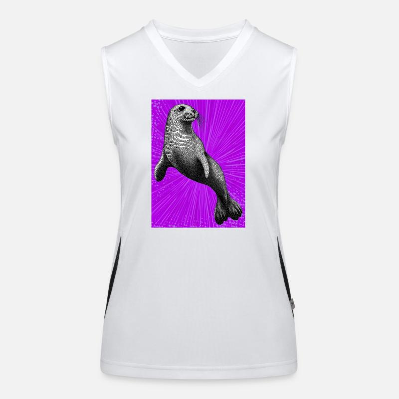 Siegel Funktionelles Kontrast-Tank Top für Frauen