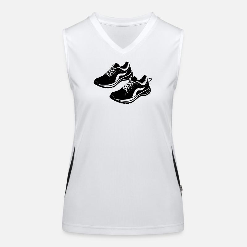 Laufschuhe Funktionelles Kontrast-Tank Top für Frauen